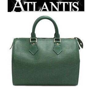 Louis Vuitton Speedy Handbag Boston Bag Epi Borneo Green